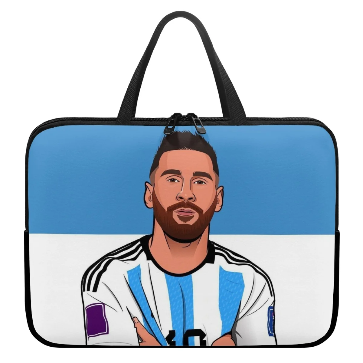 Laptop Sleeve - Laptoptas voor dames, hoes met voetbalster