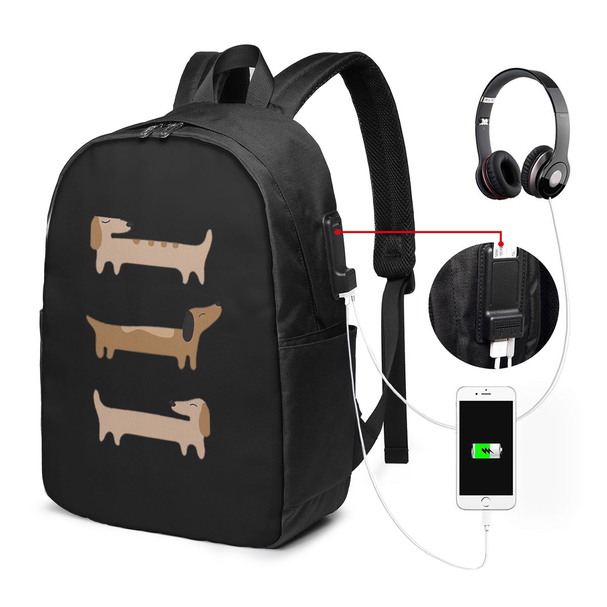Woondecoratie - Teckel-rugzak  - Laptop Bag recensie en prijs