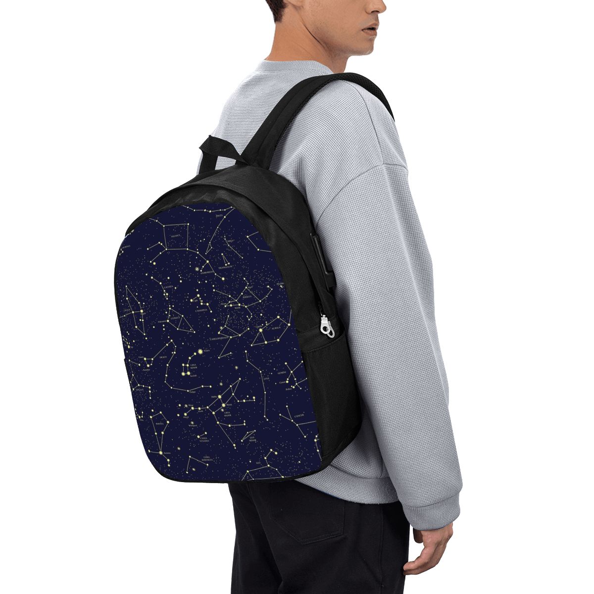 Nachthemel Gouden hemelsterren - Laptop Bag recensie en prijs