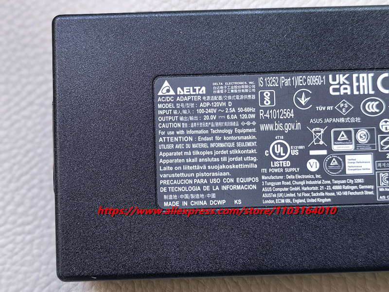 Originele DELTA ADP-120VH D AC - Laptop Charger recensie en prijs