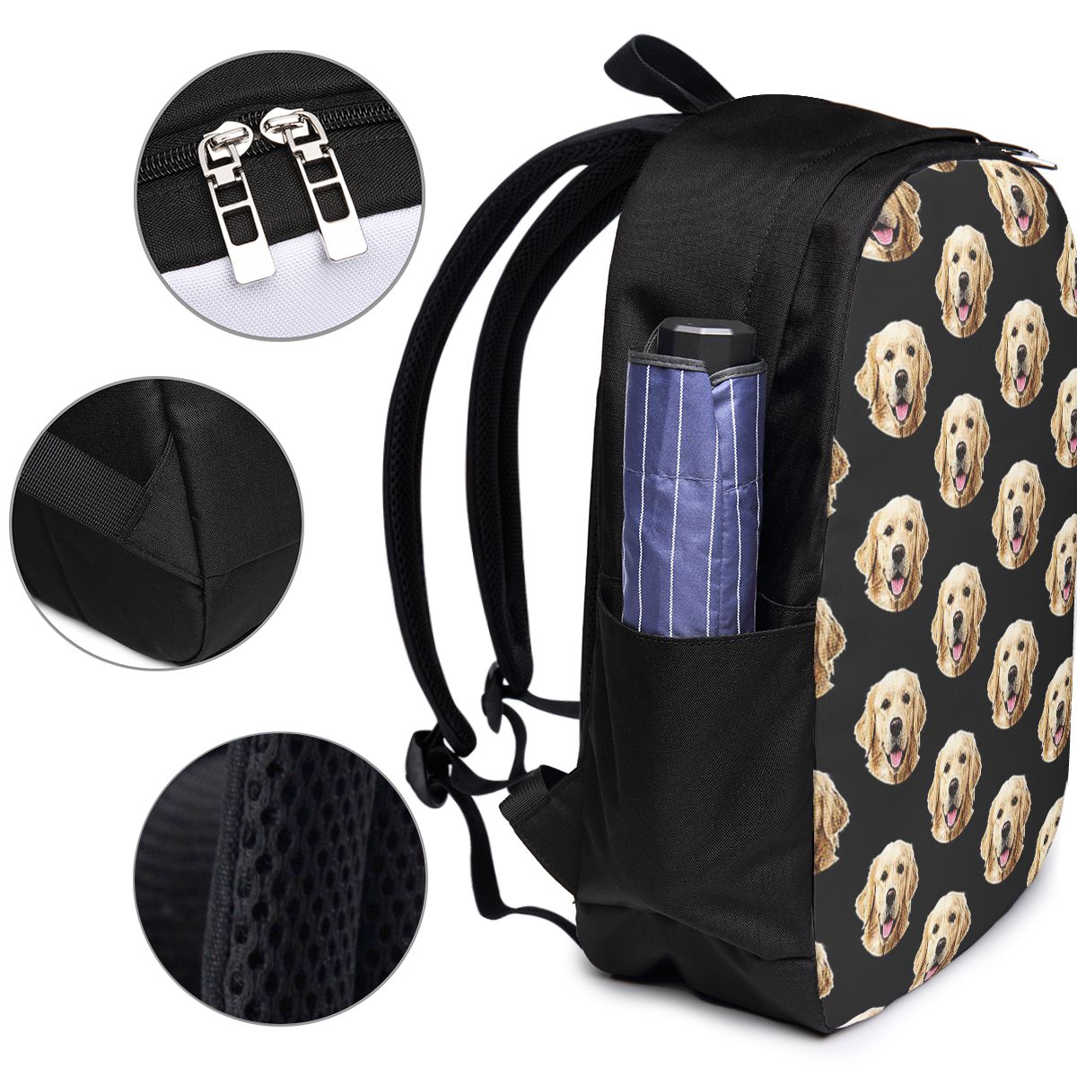 Grappige Golden Retriever Face - Laptop Bag recensie en prijs